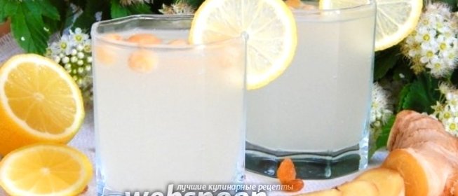 Имбирно-лимонный квас