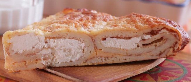 Блинная запеканка