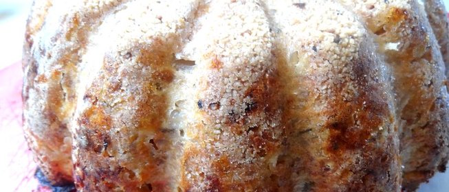 Крупеник (запеканка) из гречки и творога