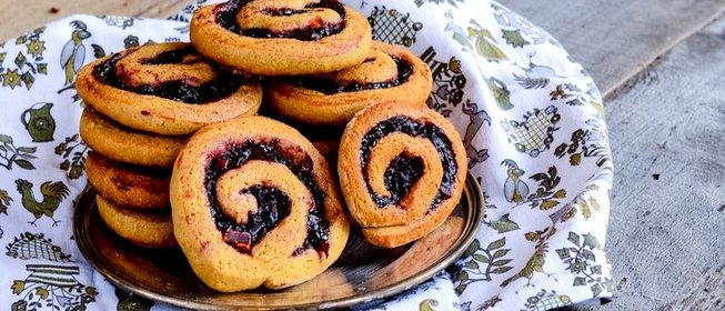 Печенье с клюквой