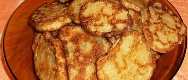 Постные кабачковые оладьи