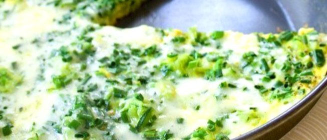 Омлет с кабачками