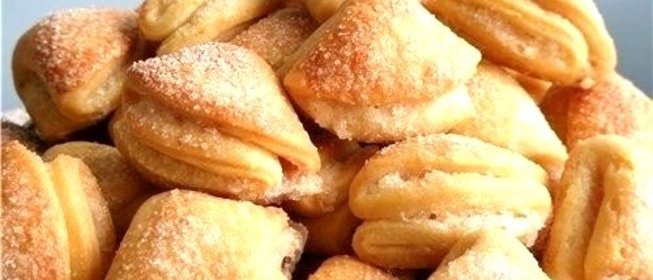 Сахарное творожное печенье