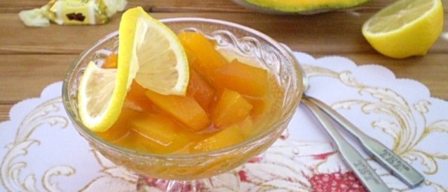 Варенье из тыквы с лимоном