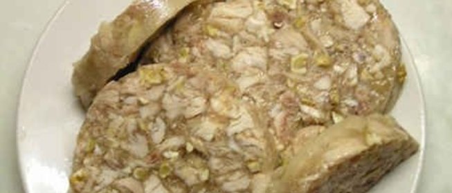 Куриный холодец в бутылке