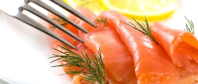 Лососина, семга, кета с гарниром