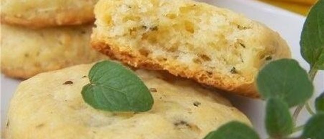 Сырное печенье с базиликом