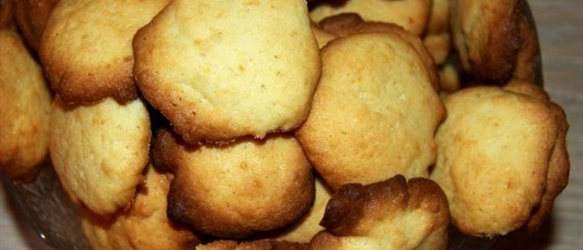 Печенье с лимонной цедрой