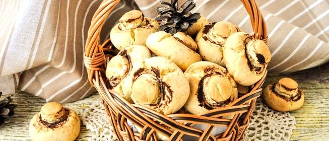 Печенье «грибочки»