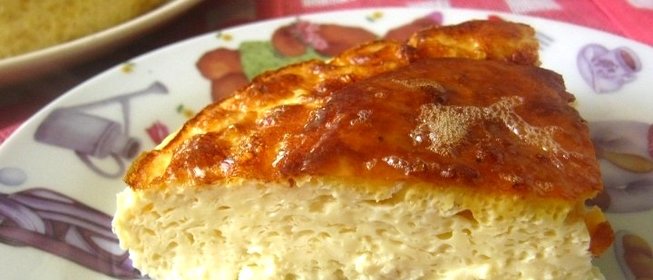 Омлет с сыром в духовке