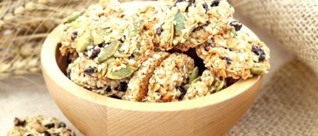 Овсяное печенье с тыквенными семечками