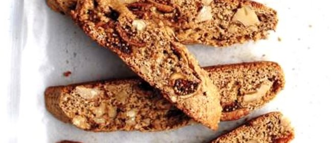 Печенье с инжиром и орехами