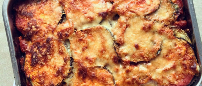 Запеканка из баклажанов