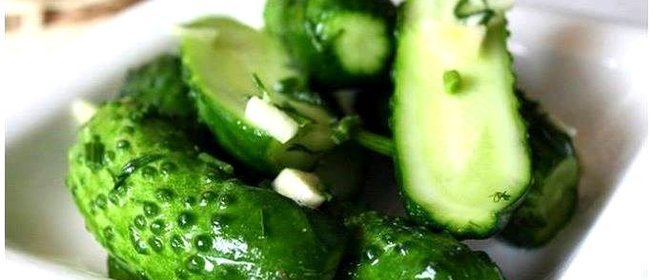 Огурчики сухого посола