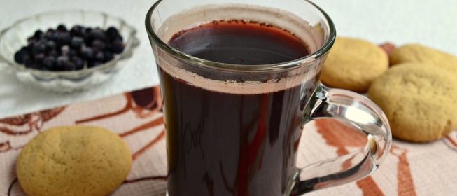 Черничный кофе