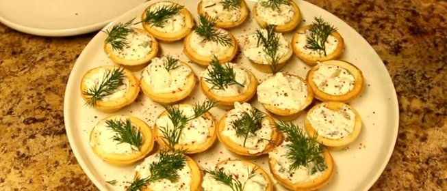 Тарталетки с творогом