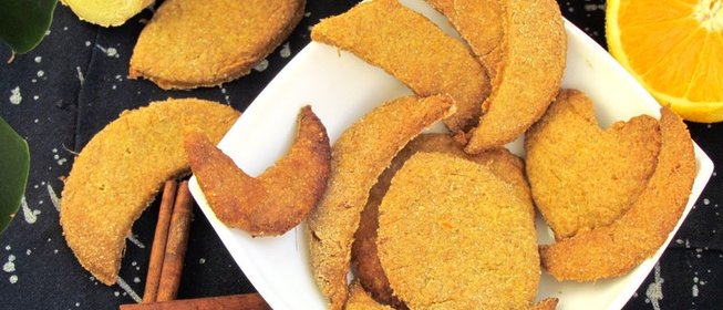 Цельнозерновое шотландское печенье с имбирём и пряностями