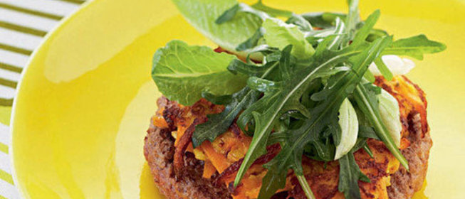 Морковный бургер