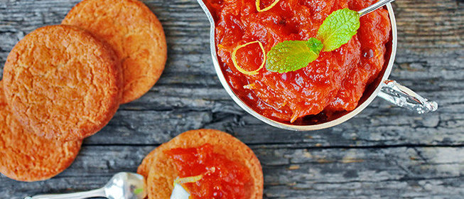 Лимонно-тыквенное варенье с розовым перцем