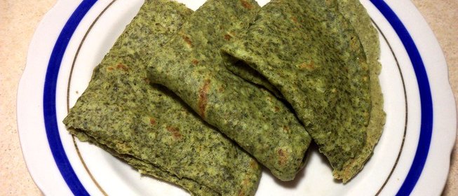 Блинчики из щавеля