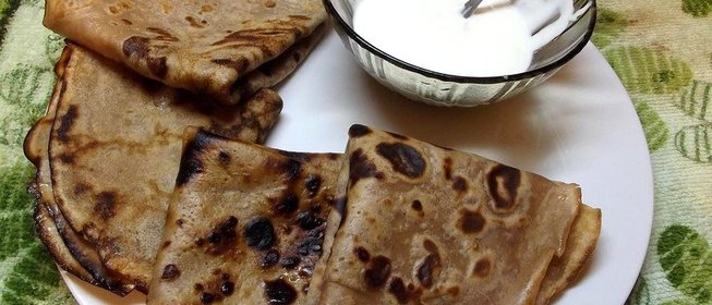 Пышные блинчики на простокваше