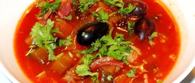 Диетическая солянка