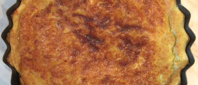 Кабачковая запеканка с фаршем