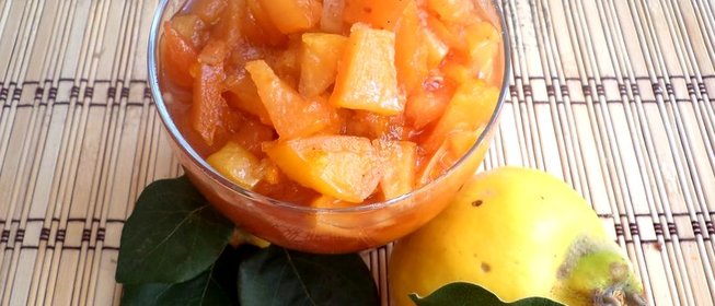 Варенье из айвы с апельсином