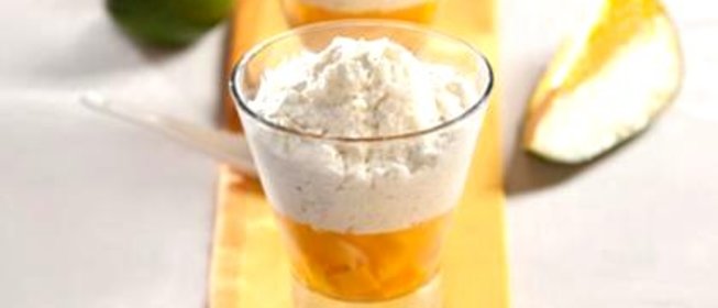 Манговое желе с рисом