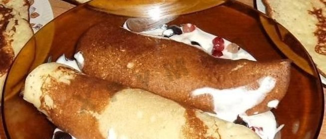 Детские блины манные