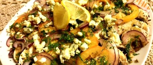 Карпаччо из шампиньонов