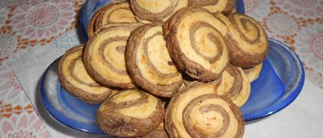 Лимонно-шоколадное печенье