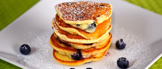 Черничные блинчики