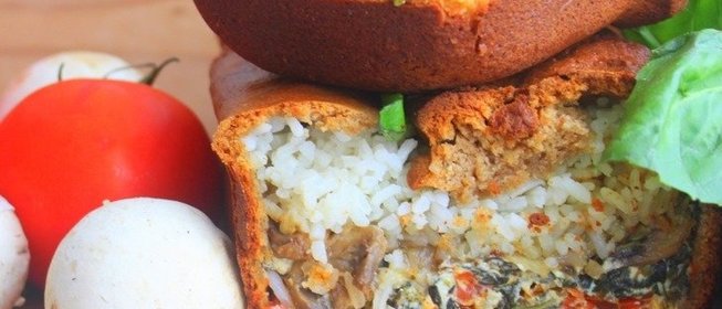 Кулебяка с овощами