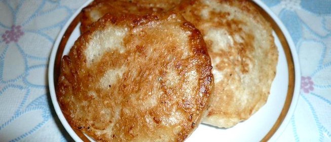 Дрожжевые оладьи с овсяными отрубями