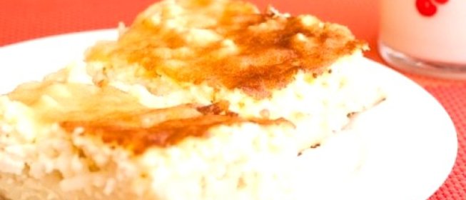 Запеканка из макарон с творогом