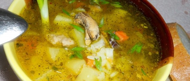 Суп из рыбных консервов