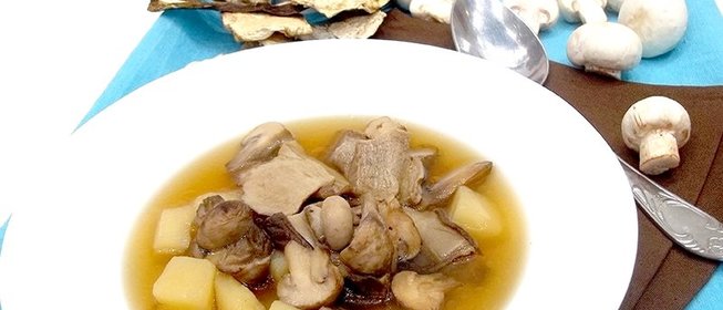 Грибная солянка без капусты