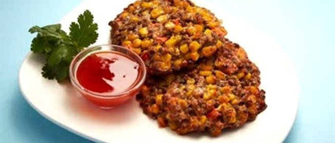 Печенье из чечевицы и овощей