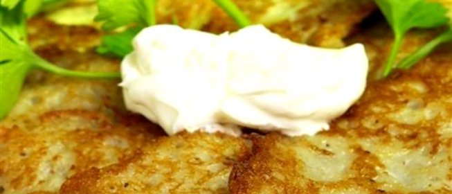 Драники с луком