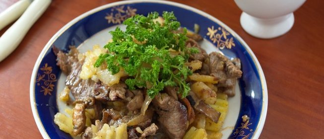 Картофельное рагу с мясом