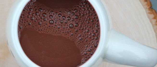 Горячий шоколад с тахини