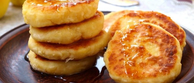 Сырники с яблоками