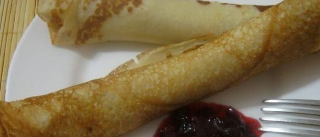 Блинчики на кефире и молоке