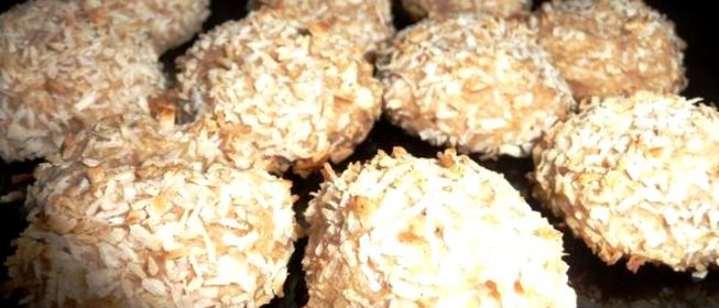 Творожное печенье с бананом