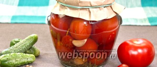 Консервированные помидоры с розмарином и чесноком