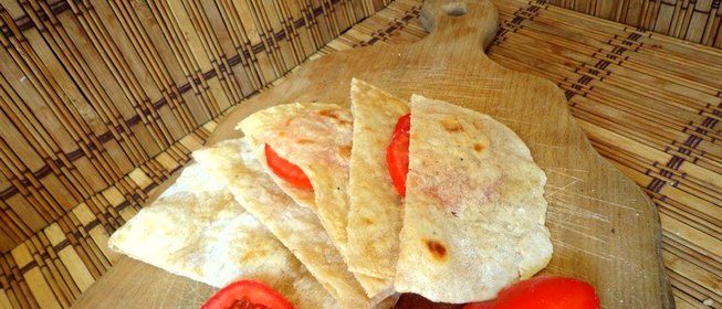 Бездрожжевая постная пита