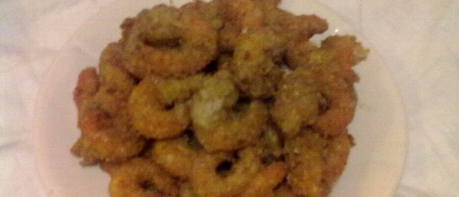 Королевские креветки в панироке