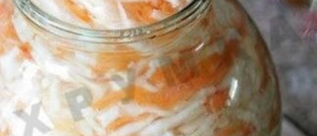 Квашеная капуста без уксуса