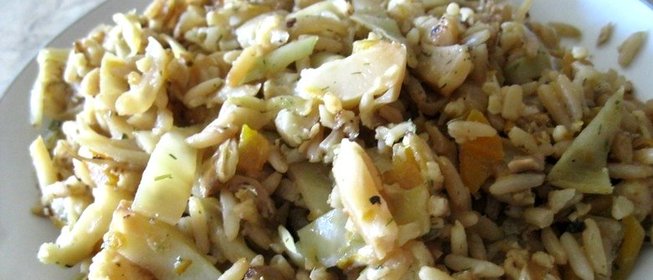 Цветная капуста с луком